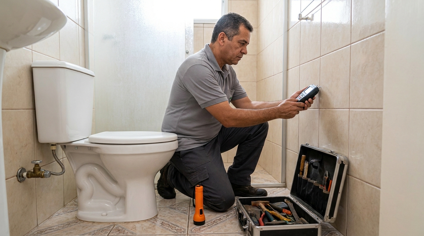 Técnico de caça vazamento com detector em Campos dos Goytacazes‑RJ